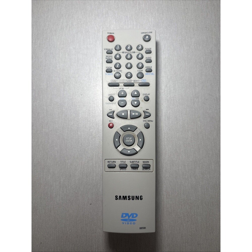 Samsung Remote 00058K DVD-V7070 DVD-V2200 DVD-R2000 DVDN2000 DVDV2000 OEM